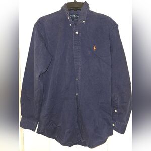 Ralph Lauren Navy Buttondown Shirt